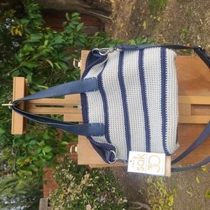 The Sak Hand Crocheted Convertible Satchel NWT